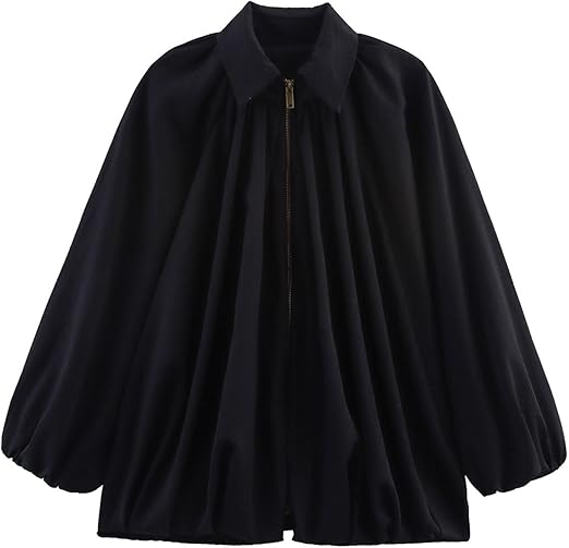Women's Puffed Bomber Jacket Oversized Streetwear Casual