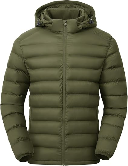 High-quality Men's Lightweight Puffer Jackets Water-Resistant Jackets