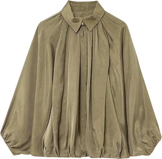 Women's Puffed Bomber Jacket Oversized Streetwear Casual