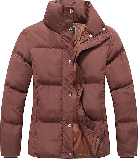 Women's Winter Coat Full-Zip Down Jacket