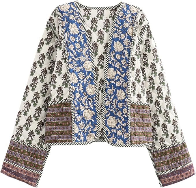 High-quality Women's Cropped Puffer Quilted Jacket