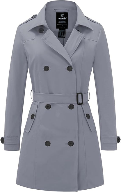 Premium Women's Waterproof Trench Coat Winter Jacket