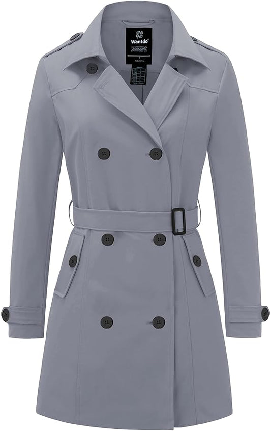 Premium Women's Waterproof Trench Coat Winter Jacket