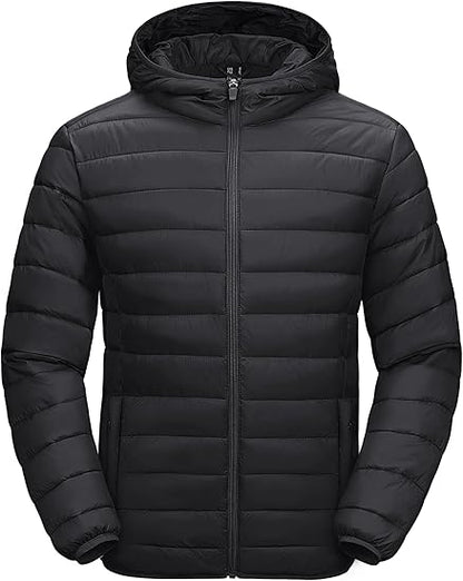Men's Lightweight Puffer Jacket Hooded
