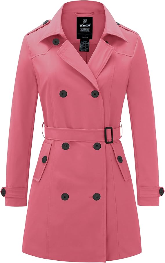 Premium Women's Waterproof Trench Coat Winter Jacket