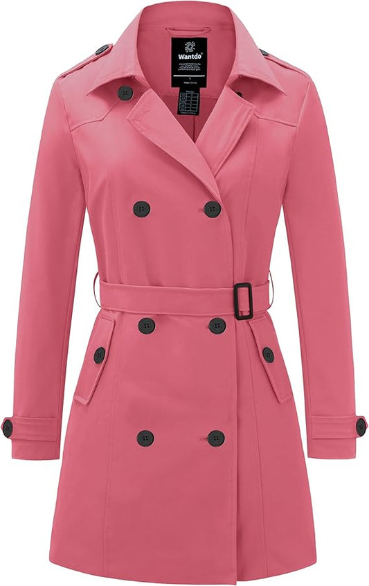 Premium Women's Waterproof Trench Coat Winter Jacket