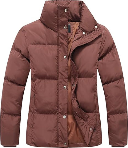 Women's Winter Coat Full-Zip Down Jacket
